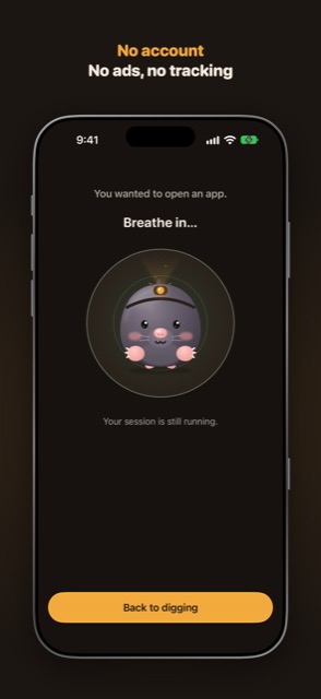 Burrow breathing screen